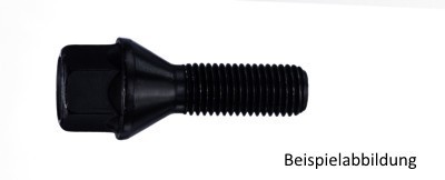 Eibach Radschraube Kegelbund schwarz M14x1,5, Länge 35mm, SW 17 S1114503517B
